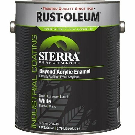 RUST-OLEUM Coating, Beyond, Sierra, 1 gal, Satin, Acrylic, Water 208046